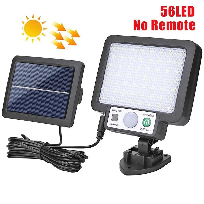 Outdoor LED Solar Wall Light Waterproof PIR Motion Sensor Garden Street Lamp Solar Panel Wall Lamp Decorative Light