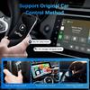 2 IN 1 Wireless CarPlay Adapter Bluetooth 5.0 Smart Mini Box Wireless Connection Dongle  Car