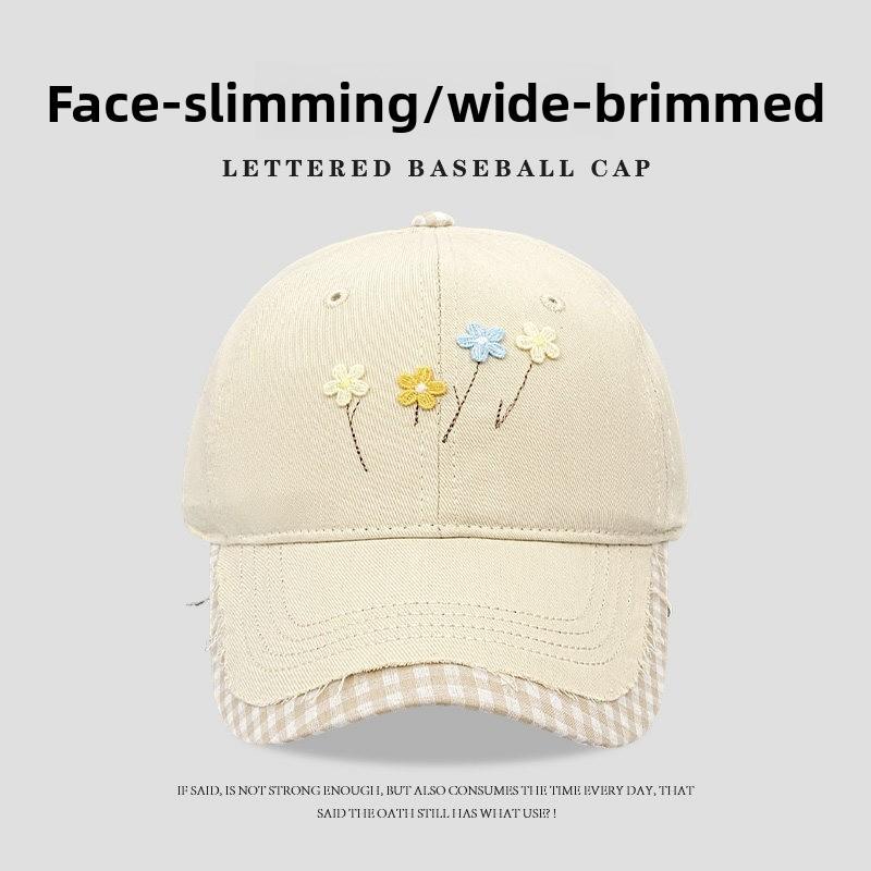 Cotton Summer Cap For Women With Wide Brim Sunshade And Adjustable Fit Perfect For Casual Wear