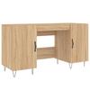 Scrivania Rovere Sonoma 140x50x75 cm Truciolato