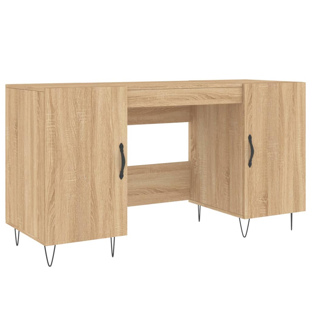 Scrivania Rovere Sonoma 140x50x75 cm Truciolato