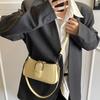 New Simple Underarm Small Square Bag Women's 2025 Spring and Summer High-end Fashion Korean Version Trendy Casual Oblique Span Women's Bag