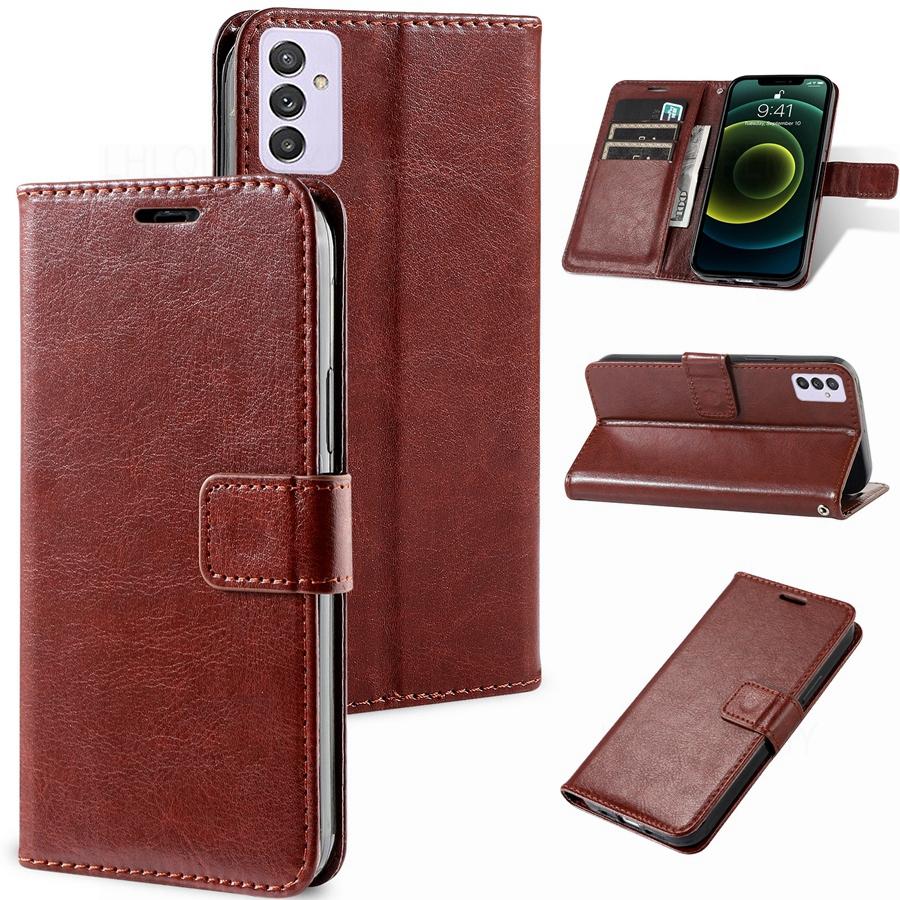 Leder Flip Schutzhülle für Samsung Galaxy A15 A25 A35 A55 A04 A14 A24 A34 A54 M14 M54 5G M15 A04E A05 S23 FE S24 Brieftaschenhülle