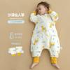 Cotton Sleeping Bag Toddlers Infants Winter Thickened Footed Sleep Sack Anti-Kick Design Nursery AC Room