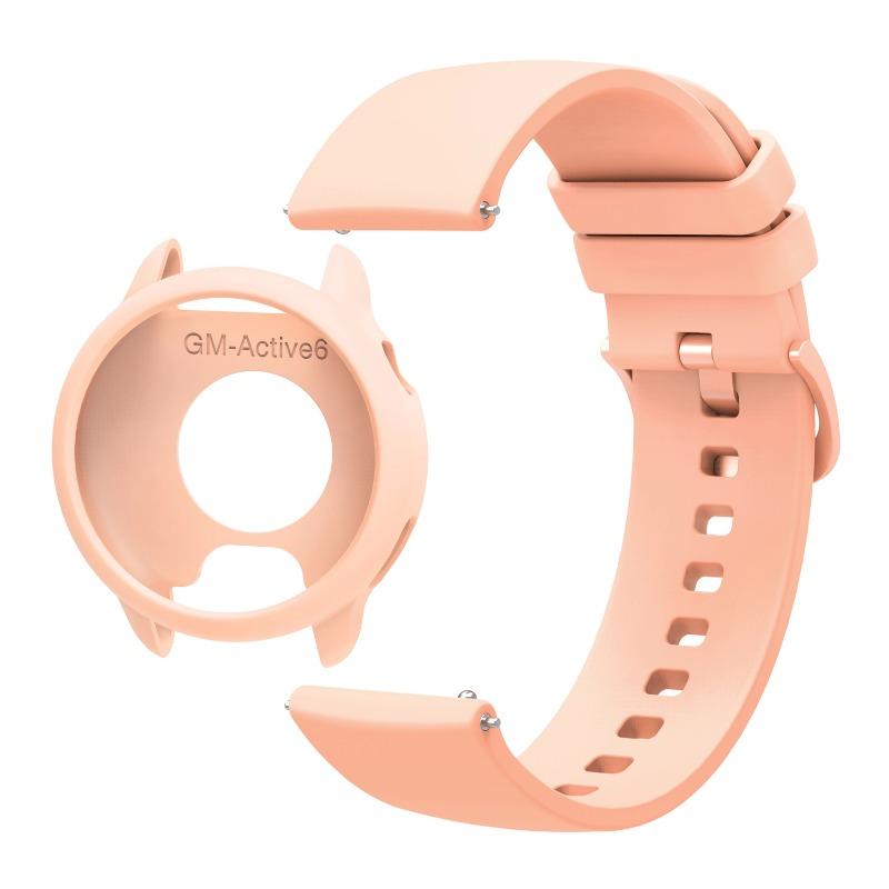 Silicone Strap+Case for Garmin Active6 Soft Protector Shell For Garmin Active 6 Colorful Sport Wristband Replaceable Accessories