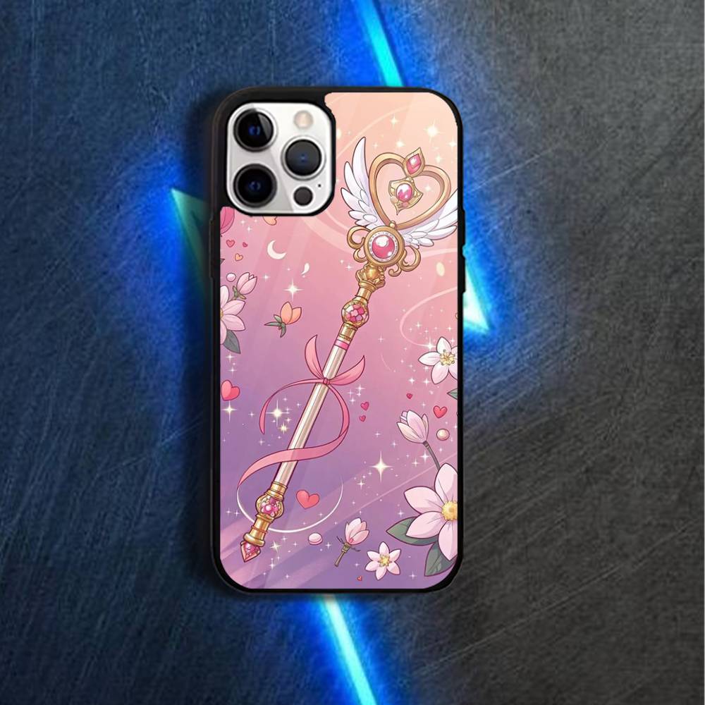 Cardcaptor-ES S-Sakura Phone Case For iPhone 17,16,15,14,13,12,11,Pro,Max,Plus,Mini,Magsafe,Magnetic Wireless Charging Case