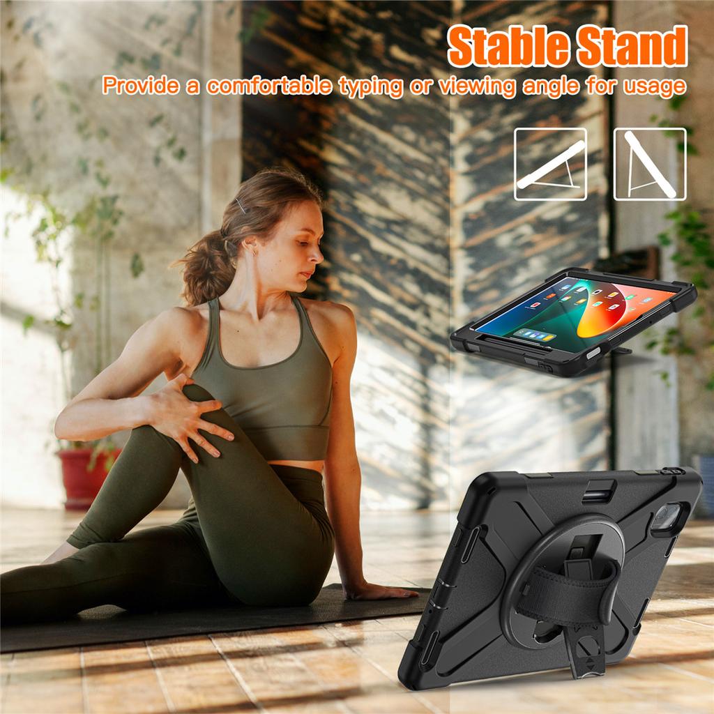 For Xiaomi Mi Pad 5 Pro Case, Shockproof Kids Protection Cover for Xiaomi Pad 5 Case Kickstand Shoulder Strap