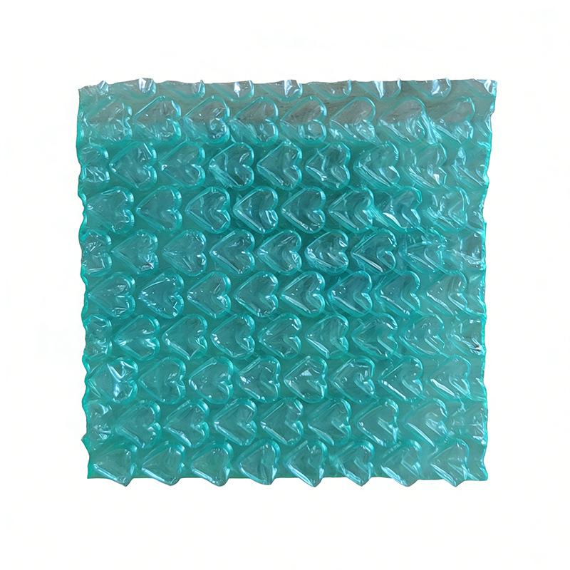 Buffer Packaging Heart Bubble Wrap Bubblewrap Bubble Paper Foam Roll for Packaging Buffer Wrap Pouch Shockproof Pressure Resistant Plastic Film Bag