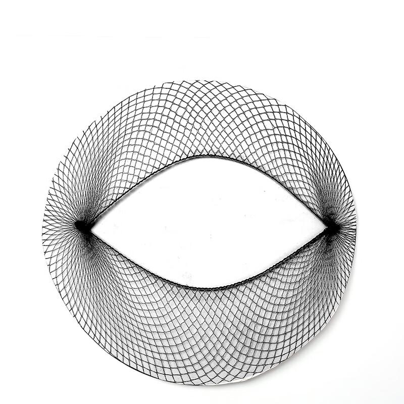 Black Hair Bun Net (10-Pack)