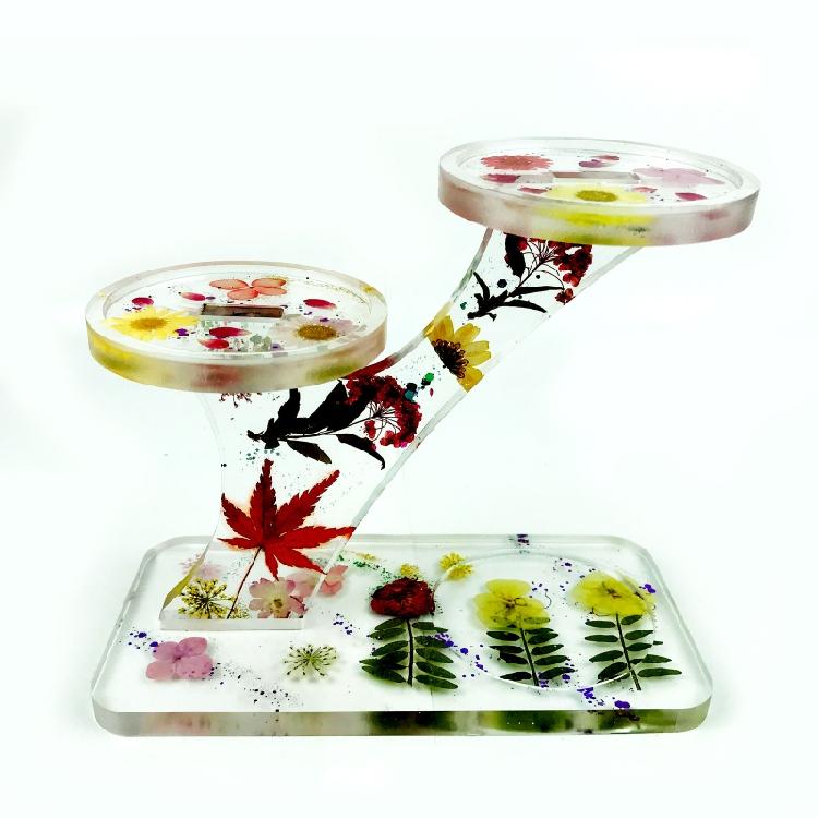 Flower Pot Bracket Silicone Mold Resin Casting Rack Mold Suitable for Diy Crafts