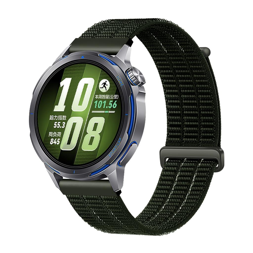 18mm 20mm 22mm Nylon Strap for Samsung Galaxy Watch 7 6 5 4 Classic 5Pro Active Silicone Band for Huawei Watch 5 GT5 Pro 46mm