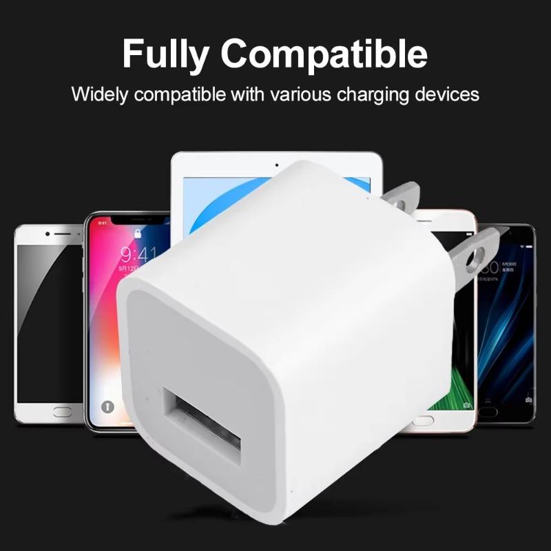 5-1Pcs USB Wall Charger Adapter Quick Charging for IPhone 14 13 12 11 Pro Max XR XS X 8 7 6 Plus IPad Travel Adapter US Plug