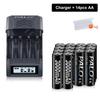 PALO 1.2V NI-MH AA 3000mah Rechargeable battery AA NIMH 2A  Batteries With 4 Slots LCD USB charger for 1.2V/1.5V AA AAA Battery