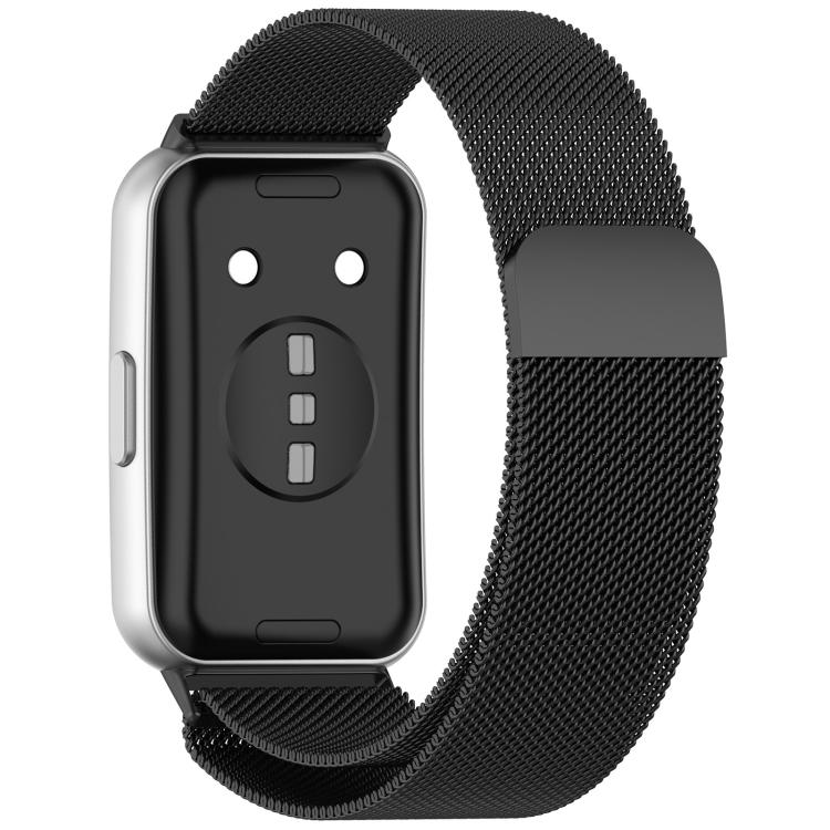 Mailänder Magnetisches Edelstahl Metall Ersatz-Uhrenarmband für Huawei Band 11 Pro / 11
