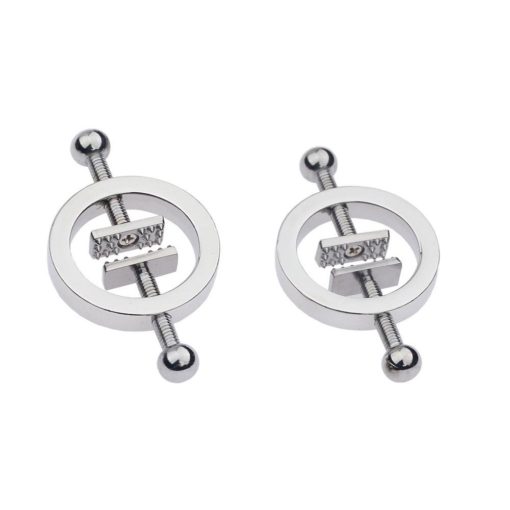 Adult SM Nipple Clamps - Metal Erotic Toys for Couples