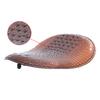 Stylish Print PU Leather Motorcycle Seat Pad with Steel Springs Comfortable Spring Seat for Motorcycles Use Bikes