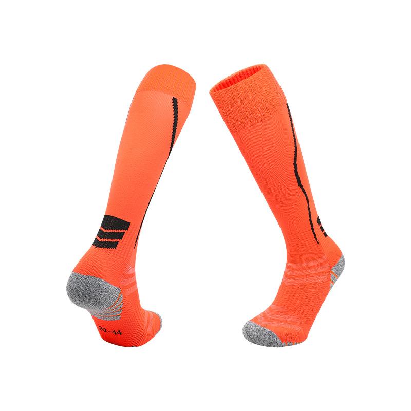 Professional Football Socks Actual Combat Stockings Training Socks Non-Slip Breathable Towel Bottom High Tube Solid Color Fencing Socks