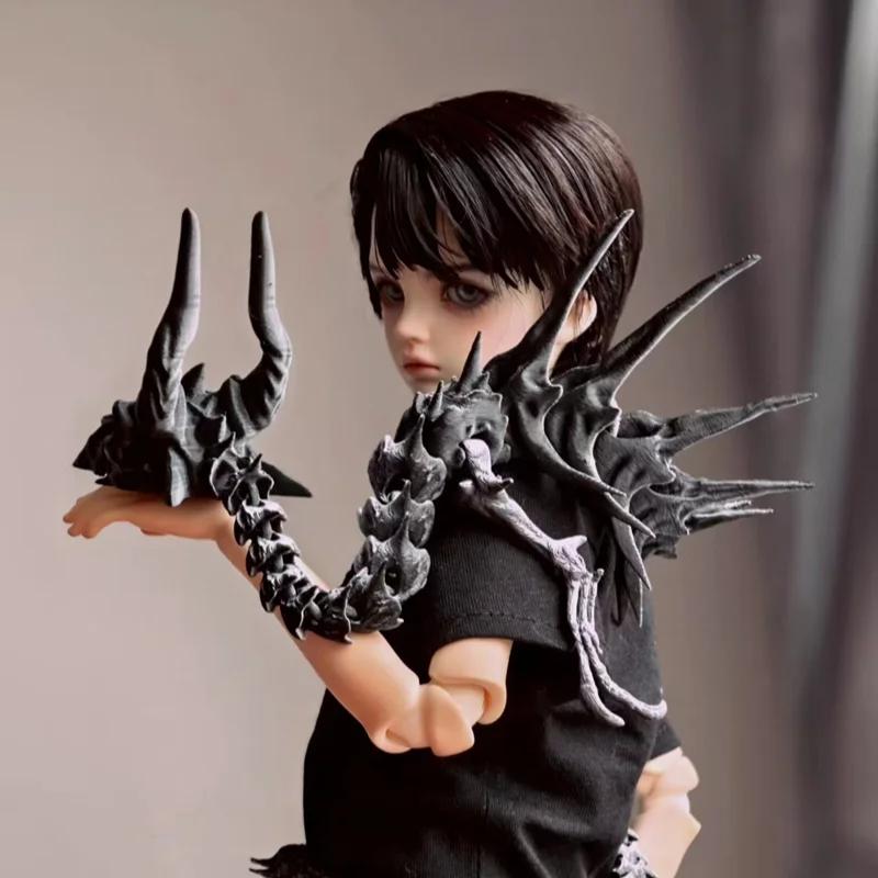 3d Printing Dragon Skeleton Model Creative Joints Movable Desktop Craft Ornament Toys Home Decorations Gifts