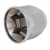 Copridadi Ruota 33mm Cromati Sicuri Tappi Dadi Ruota Flangiati per Camion Rimorchi e Veicoli 40Pz