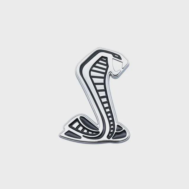 3D Cobra Styling Auto Metall Aufkleber Kühlergrill Abzeichen Kotflügel Seiten Emblem Heck Aufkleber Für Ford Mustang Shelby GT GT350 500 Cobra
