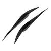 A90Q-For BMW 3 Series F30 F31 318I 320I 2012-2018 Compatible 2Pcs Car Headlight Eye Lid Covers ABS Eyebrow Trim Sticker Heads