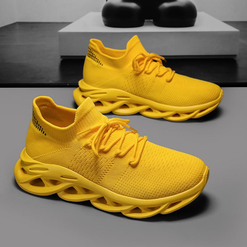 Fashion High Quality Breathable Summer Mesh Elastic New Lightweight Thick Sole Designer Casual Running Men's Shoes Zapatillas Informales