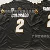 Colorado Buffaloes Football Jersey Mens Cotton Athletic Top Rugby Training Game Day Wear