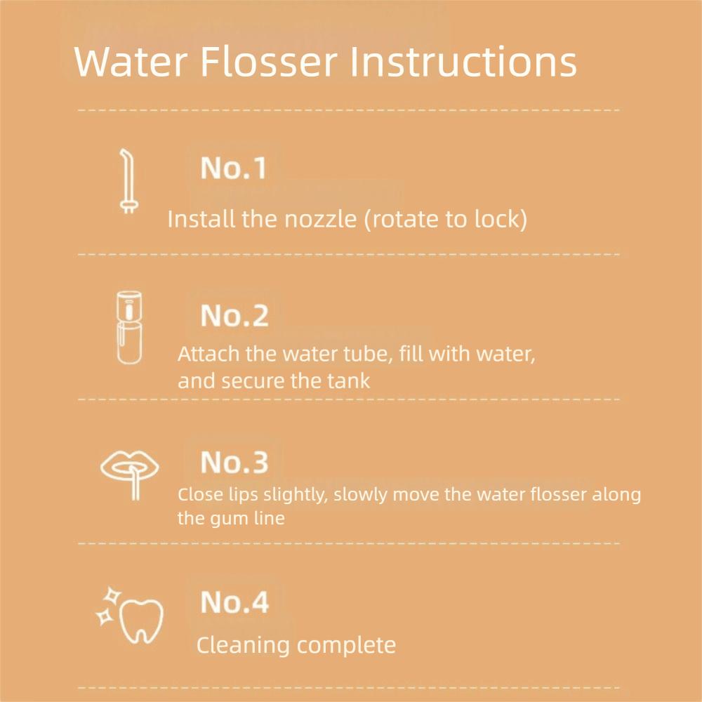 Deep Clean Oral Irrigator Portable Teeth Cleaner Professional Electric Toothbrush  Dental Care