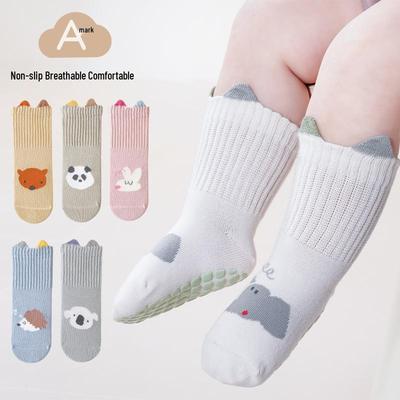Herbst- & Winter Anti-Rutsch Cartoon Baumwollsocken für Babys & Kinder