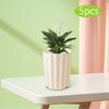 5 Pieces Plant Pots 1.4 L Practical Home Decoration Containers Flower for Backyard Office