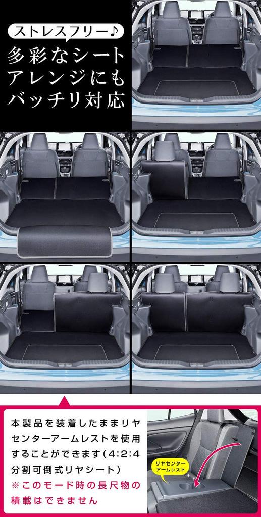 Levolva Luggage Cover Compatible with 10th and 15th Series Toyota Yaris Cross Including the Toyota Yaris Cross Waterproof and Luggage Mat with Bumper