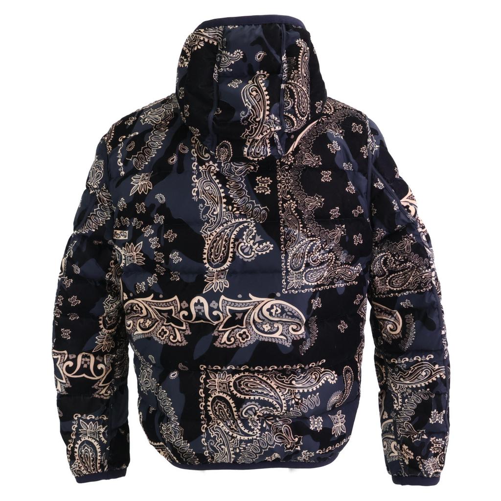 MONCLER FREVILLE Paisley reversible down jacket Jacket 1 NavyUsed