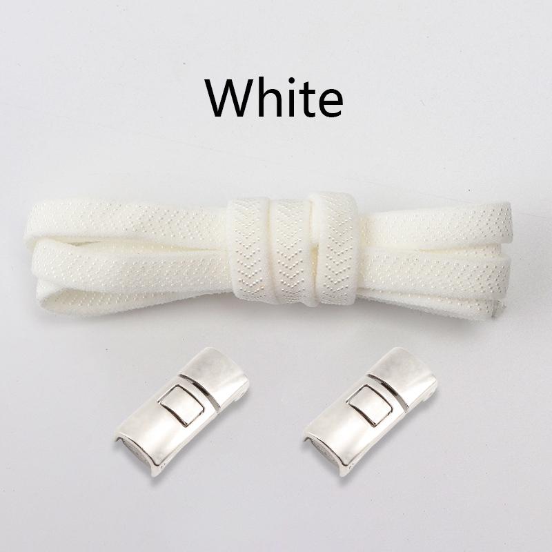 Hebilla Cruzada Cordones Elásticos Zapatillas Cordones sin Nudos Grosor 8MM Planos Cordones sin Atar Niños Adulto Running Cordón de Goma