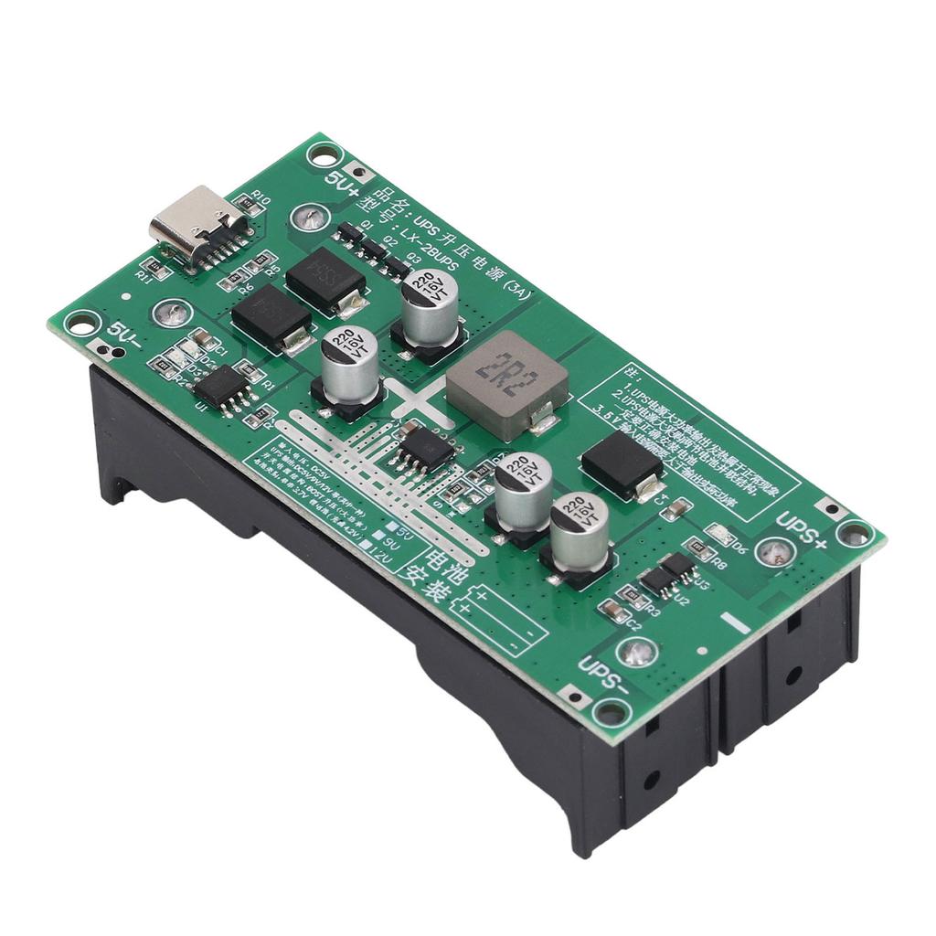 15W 3A Hochleistungs-USV-Akku-Ladebooster-Modul 18650 Lithium-Akku Step-Up-Ladegerätplatine 5V 1A