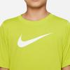 Nike Loose Fit Round Neck Logo Print Short Sleeve T-Shirt Kids Tops Green DX1123-308