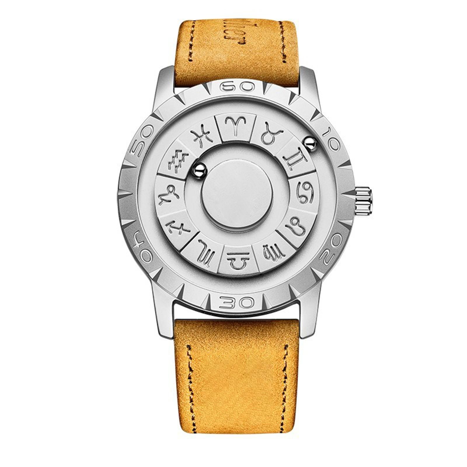 

Часы мужские подвесные с шариком без линз, стильный аксессуар, идеальный для летнего подарка. Магнитные часы Часы One Size