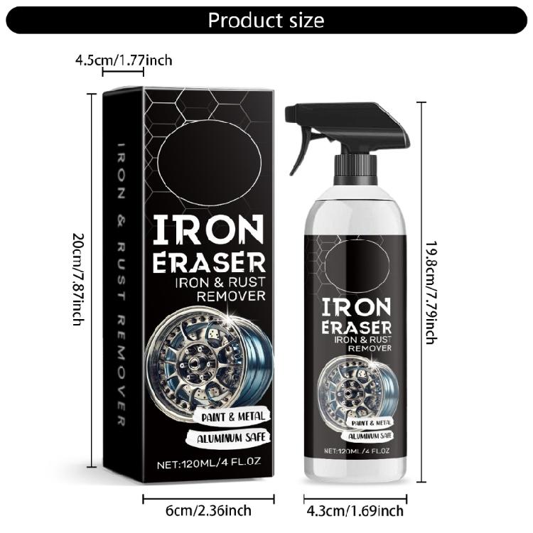 Rust Dissolver Sprayer Automotive Metal Cleaner Bicycles Chains Engine Parts Corrosion Remover With Quick Acting Formula