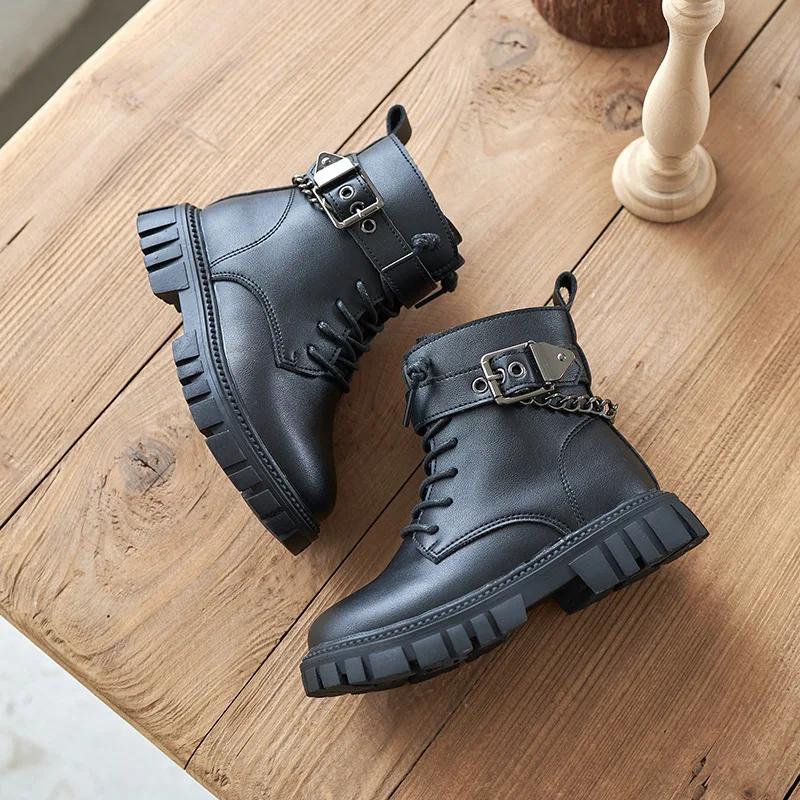 

Children s High-top Boots Warm Girls Short Boots Boys and Girls Casual Boots Trendy Kids Boots Non-sli Comfortable Warm 27 чорний