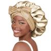 Wide Brim Satin Sleep Cap - Elastic Hair Protection for Women: Headscarf, Bath Cap, Hot Selling