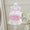 Pet Dog Cat Dress Lace Small Medium Dogs Clothes Teddy Bichon French Bulldog