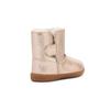 UGG Keelan Metallic Glitter Sheepskin Snow Boots Kids Boots Rose-Gold 1123351T-RGL