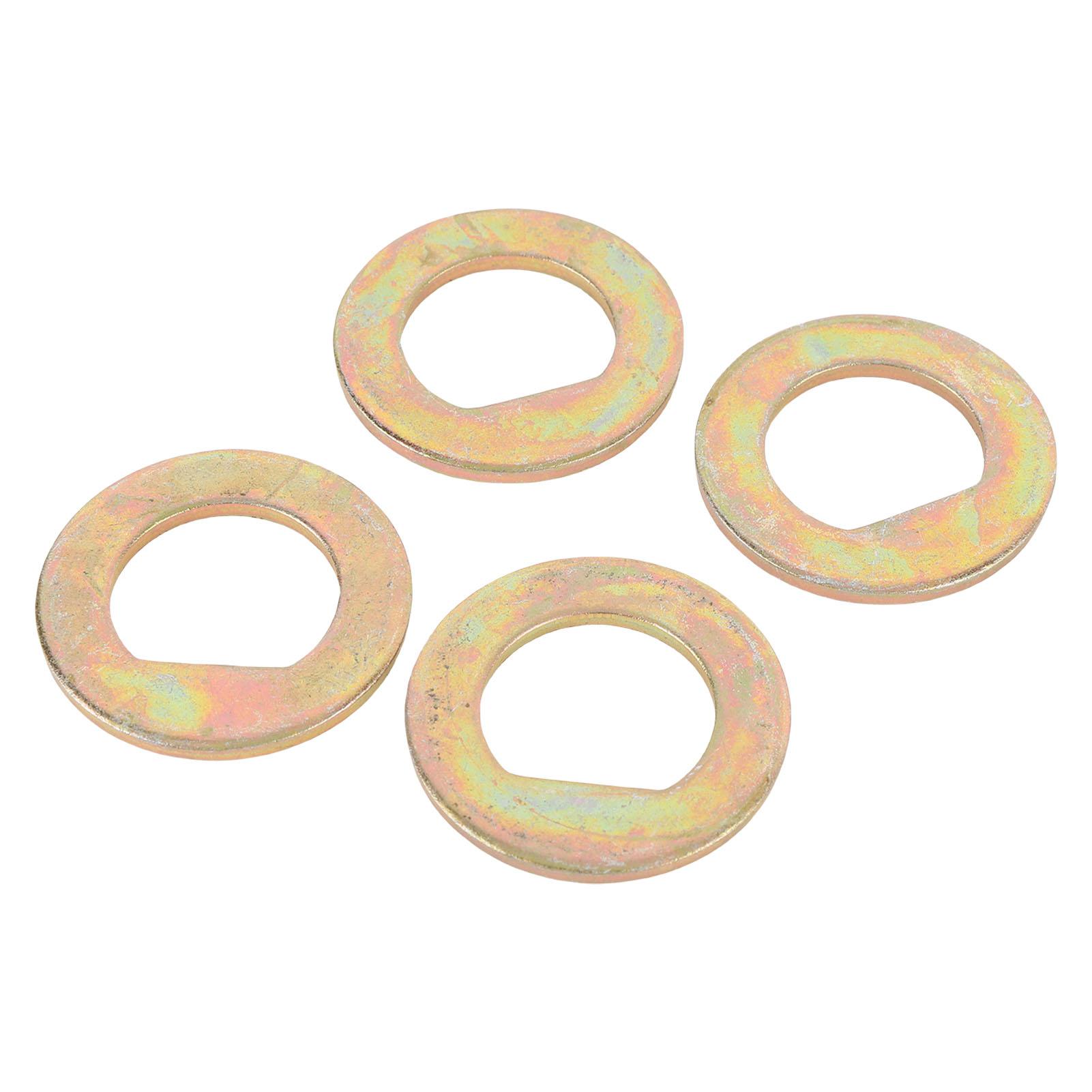 

4PCS Trailer Axle Spindle 1in D Washer Alloy Steel Replacement For Dexter Alko Compatible with EZ Lube Axles 3500 6000