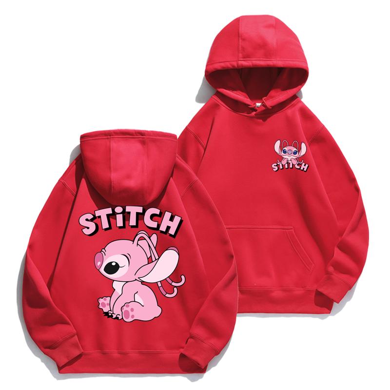 2025 Stitch Hoodie Autumn/Winter Hoodie European and American Cartoon Anime Hoodie Loose Clothes Couple's Hoodie Coat