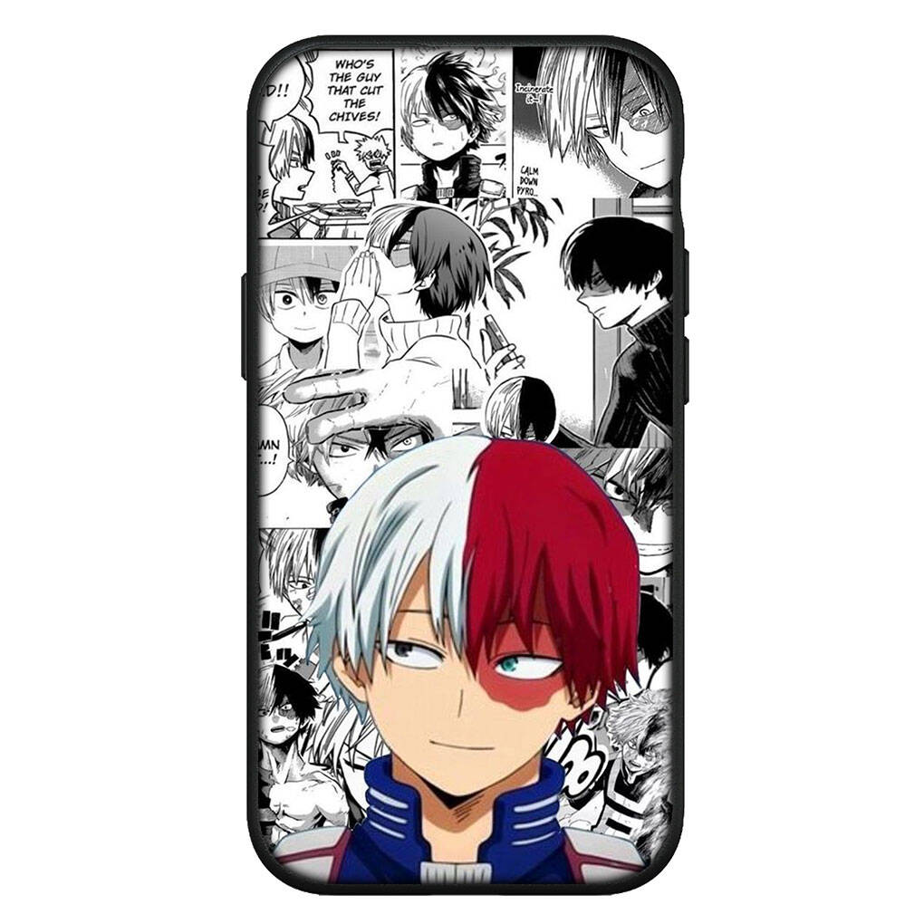 

для iPhone 17 16 15 Xiaomi Poco Redmi Note 14 13 12 11 Pro Max Samsung Galaxy S25 S24 S23 OPPO Huawei BNHA Моя геройская академия Тодороки Шото Чехол для телефона for Samsung Galaxy A05