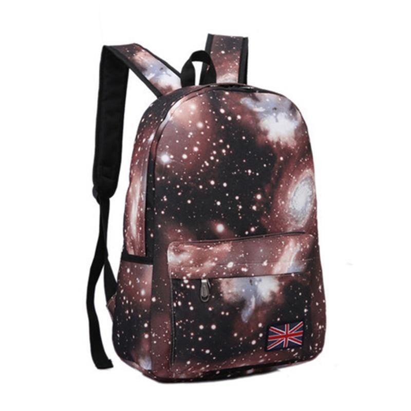 galaxy themed backpack