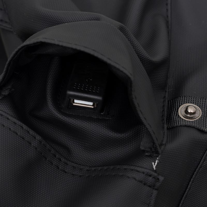 Minimalist Waterproof Backpack with Front Zipper Pocket Laptop Compartment Men's and Women's Urban Style Bag