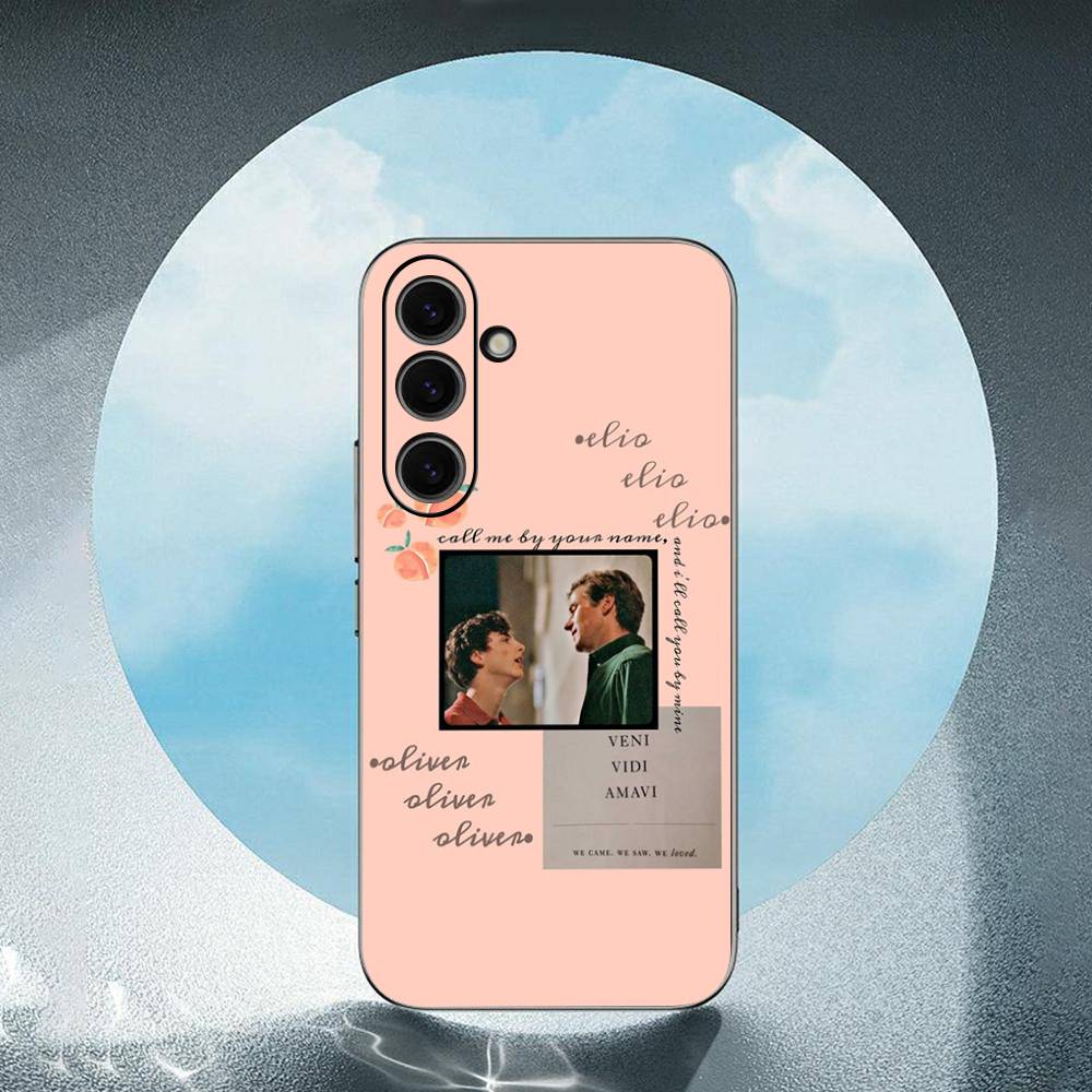 

Call Me by Your Name For Samsung Galaxy S25 S24 S23 Ultra S22 S21 Plus S20 Black Soft Silicone Protective Case SamsungS23 5G