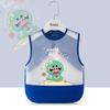 Waterproof Unisex Baby Bib: Anti-Stain Sleeveless Smock for Kids, Reversible Protective Wear.