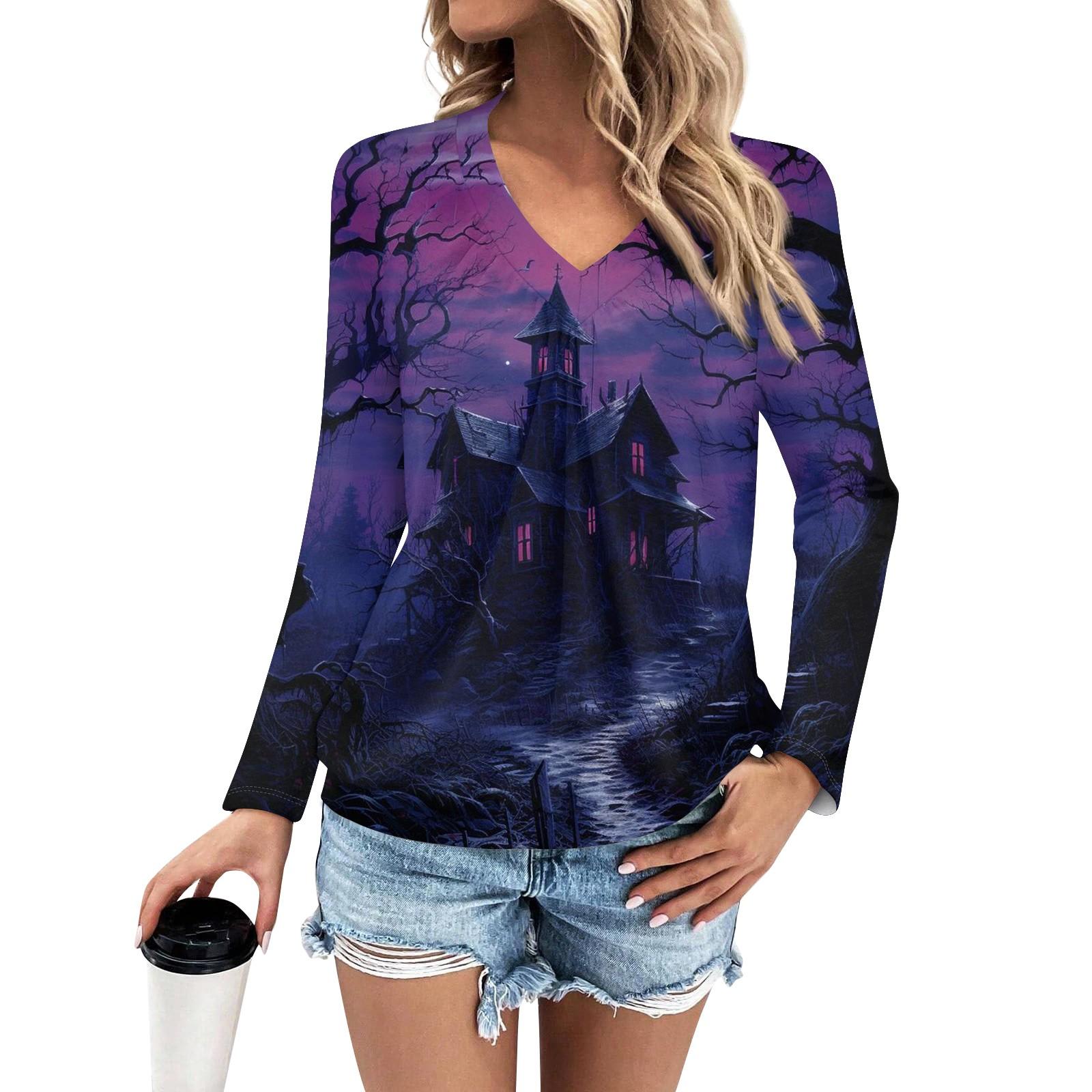 

Женская мода V-образный вырез плиссированные полоски принт повседневный длинный рукав M