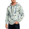 Men's Casual Loose Fit Hoodie with Pocket Drawstring Printed Design for Everyday Wear